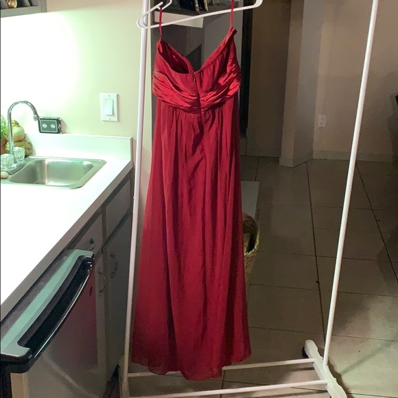 Burgandy Gown Prom or Function size 14 - Picture 7 of 8